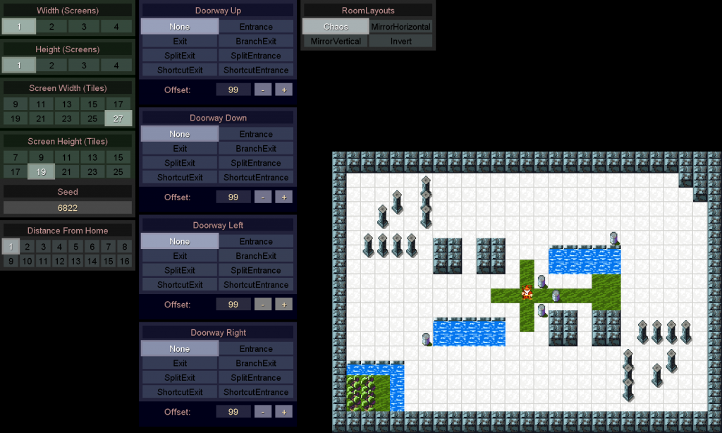 Recipe parameters on the left, preview on the right